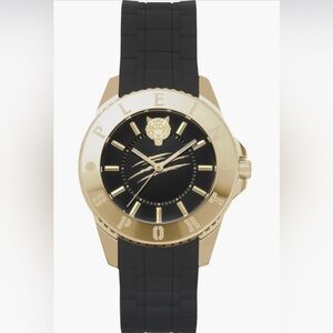 Plein Sport Glam Silicone Strap Watch, 40mm